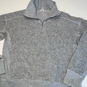 lululemon athletica Gray Half-Zip Jacket